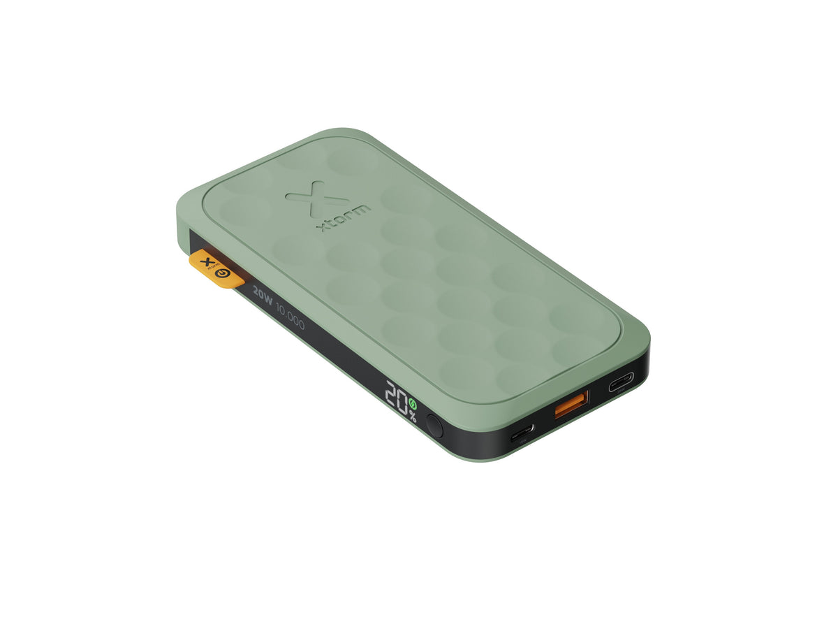Power Bank Fuel Series Fs-5103 10000mah Verde Xtorm 10000mah/ Hasta 20w/ 2xusb-C, 1xusb-A/ Lcd