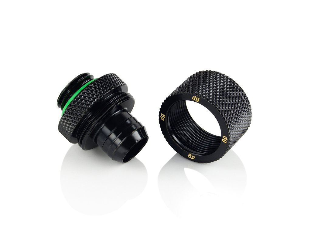 Bitspower Conexión Recto G1 4 Pulgadas Ag A 16 10mm - Negro Mate