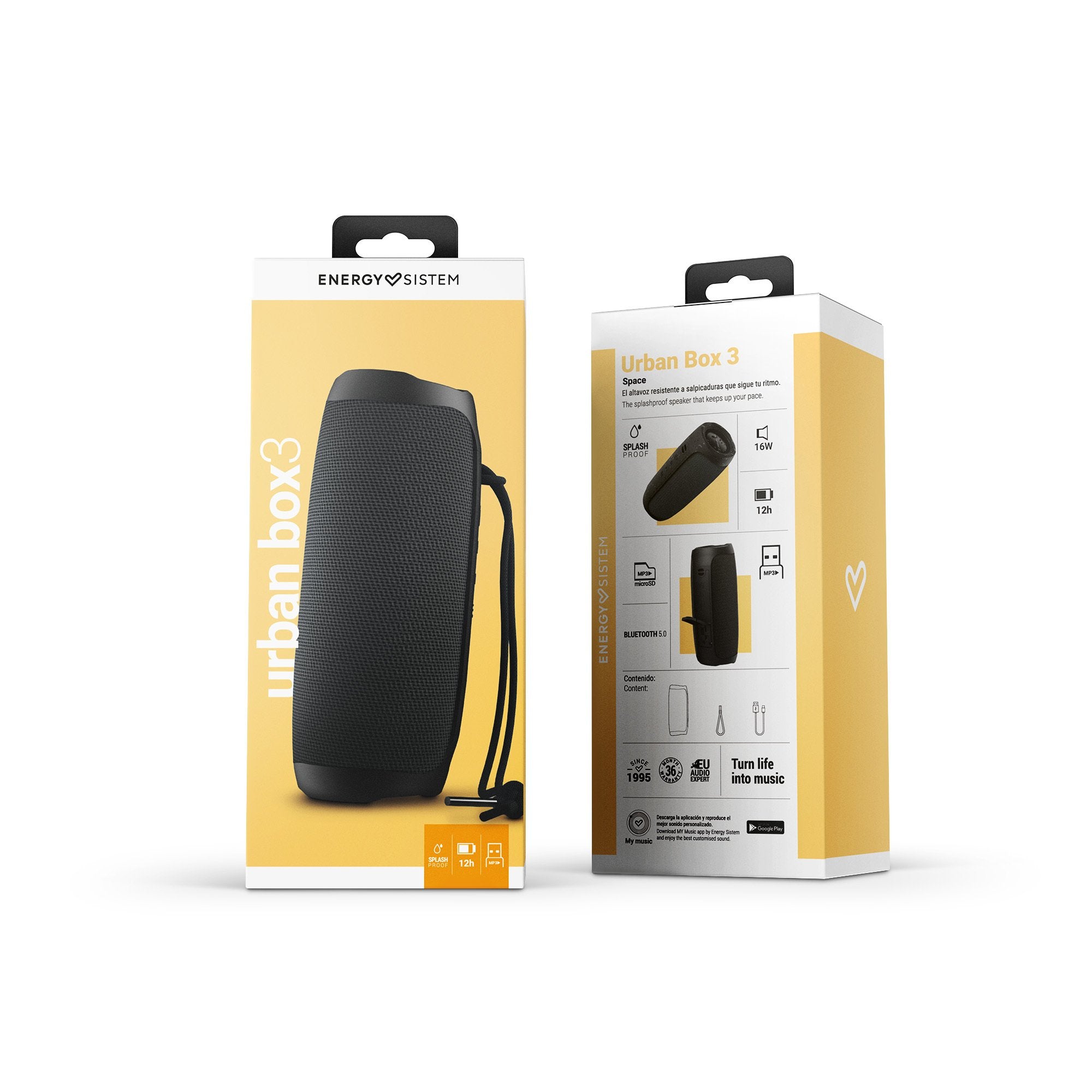 EAN 8432426449897 - Energy Sistem Urban Box 3 Space Altavoz monofónico portátil Negro 16 W imagen 5