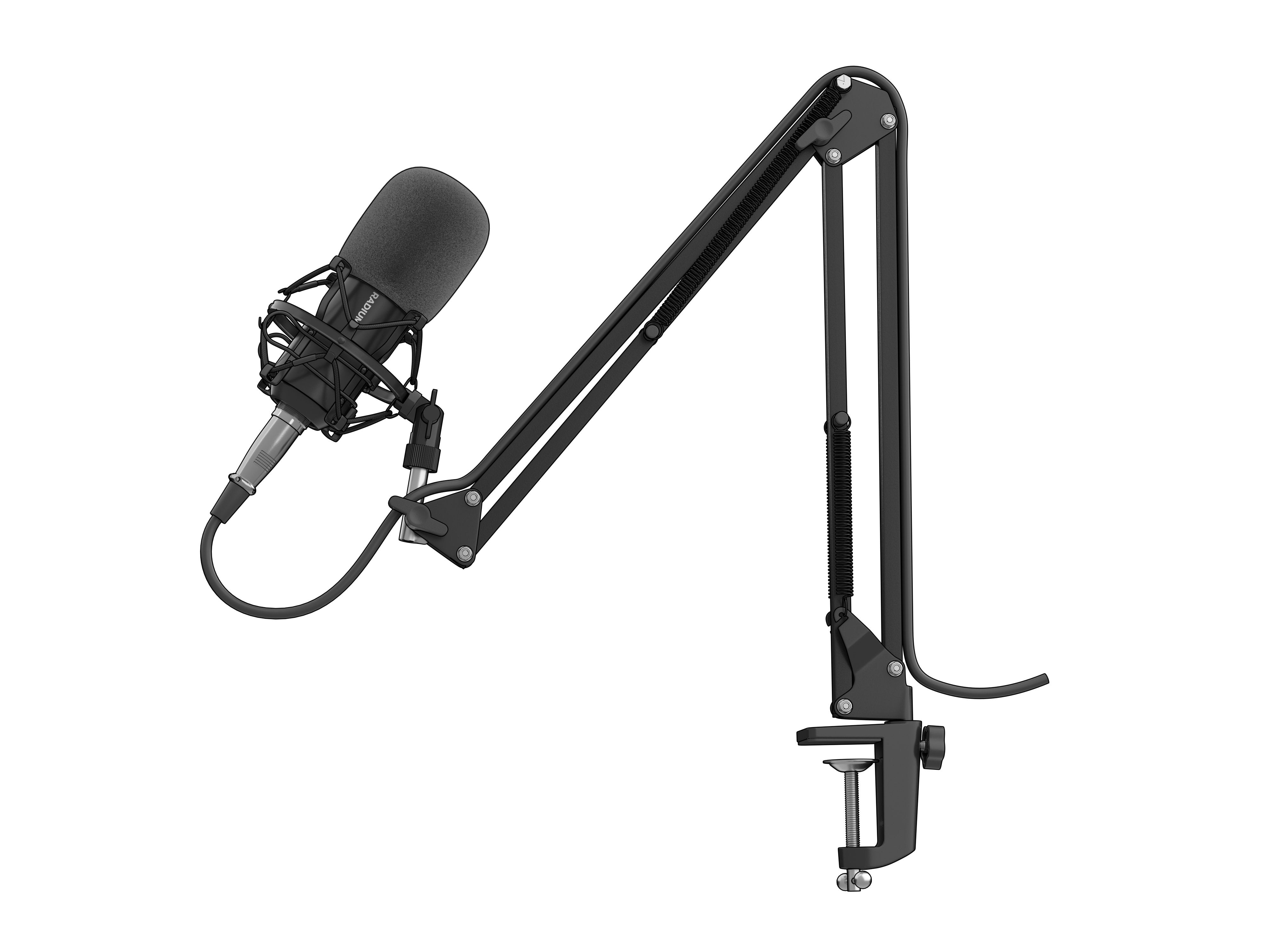 Microfono Genesis Radium 300 Studio Xlr Con Brazo Filtro Pop