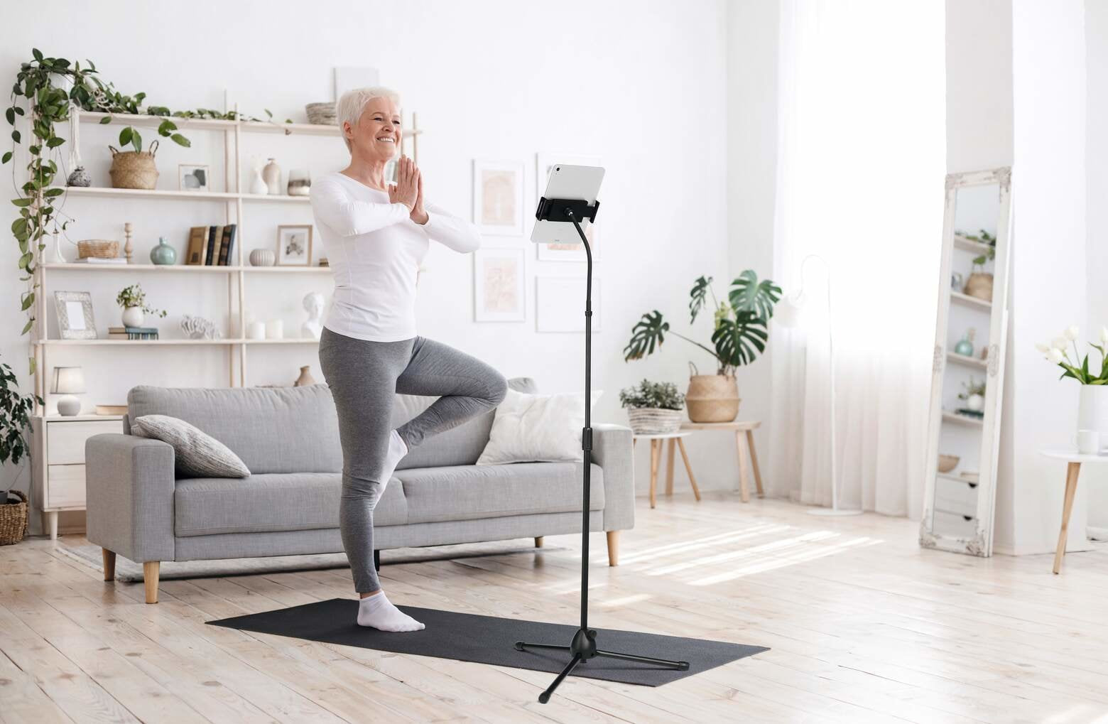 Soporte Para Tablet Durable Twim Combi Soporte De Suelo Negro