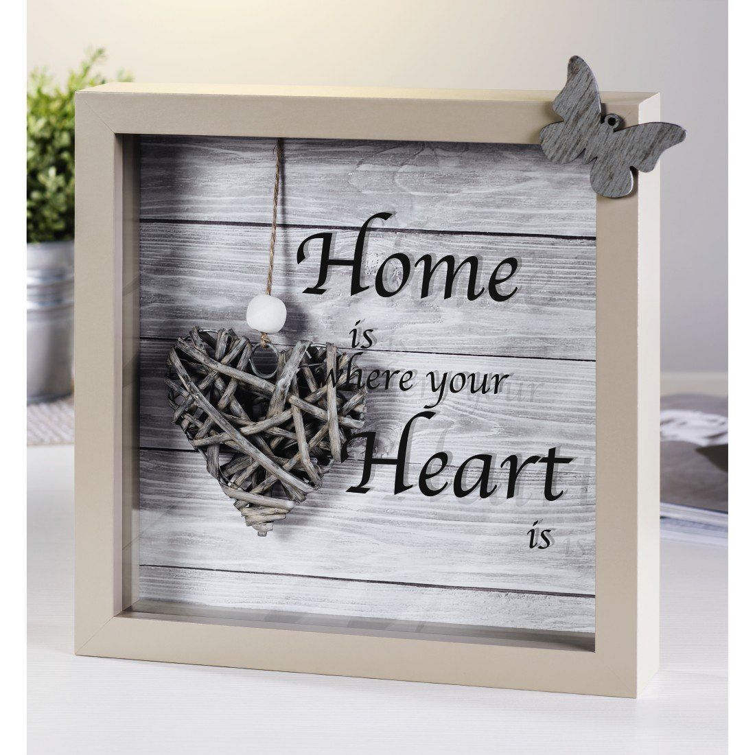 Hama Scala 3d Taupe 23x23 Retrato Madera Passepartout 59778