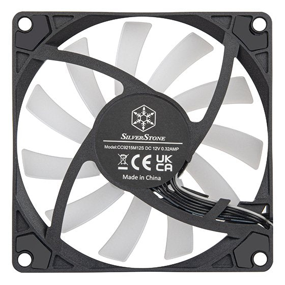 Ventilador Silverstone Air Slimmer 90 Argb (Negro) Sst-As90b-Argb