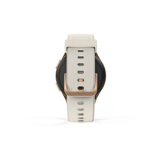 Hama Smartwatch 8900, Gps, Amoled 1.3, Zlota Koperta, Bezowy Pasek Silikonowy