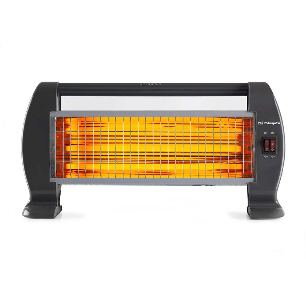 Estufa De Cuarzo Orbegozo Bp 0206 3 Niveles De Potencia 1200w