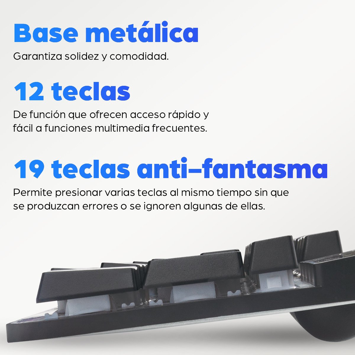EAN 0766623178457 - Manhattan 178457 teclado Juego USB QWERTY Español Negro imagen 8