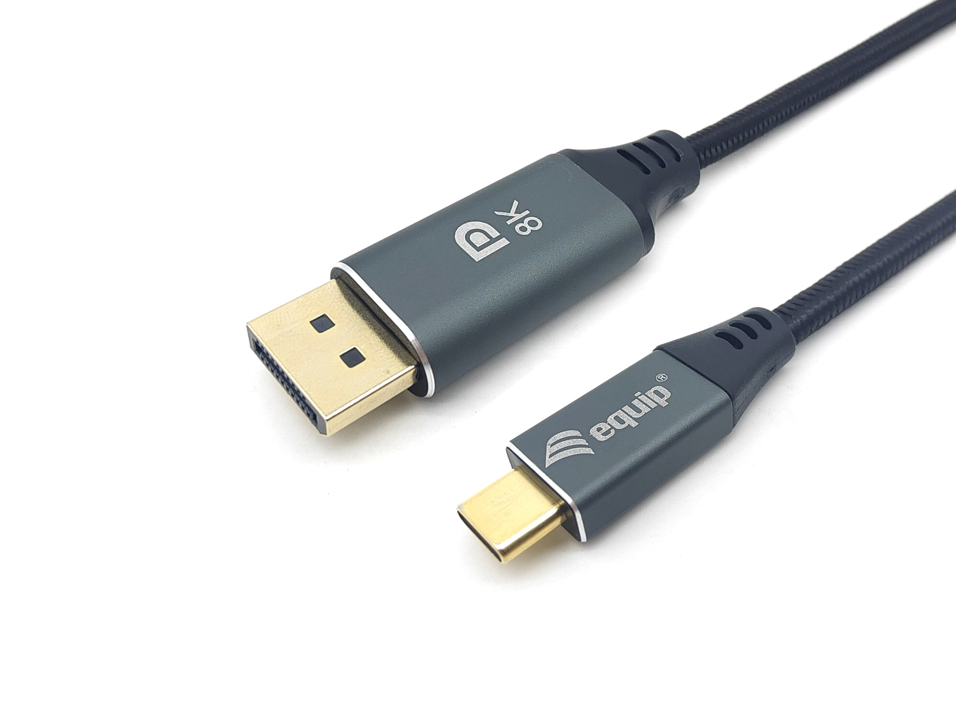 EAN 4015867228746 - Equip 133422 adaptador de cable de vídeo 2 m USB Tipo C Gris imagen 1
