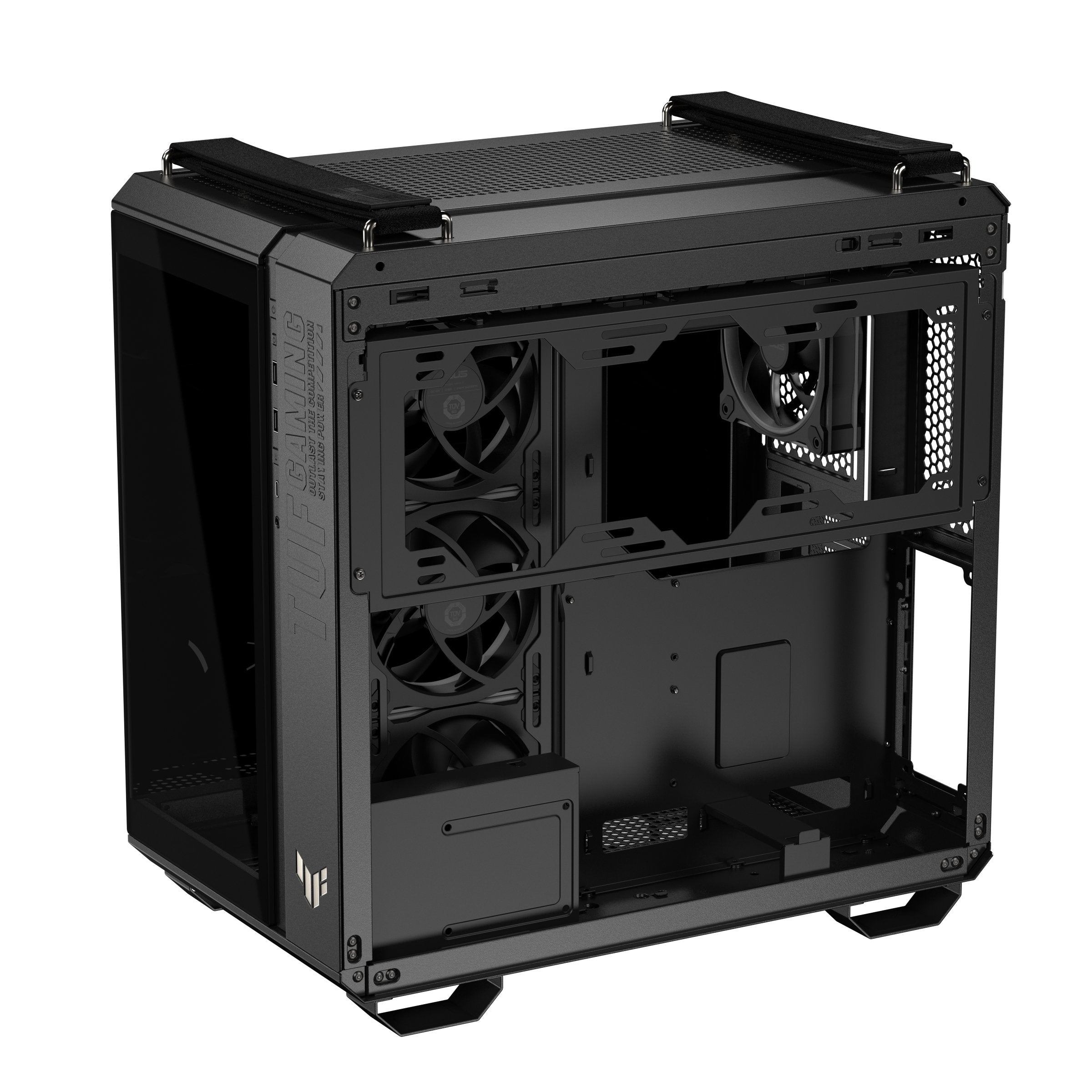 EAN 4711387696613 - ASUS TUF GAMING GT502 Horizon TG ARGB Black Midi Tower Negro imagen 17