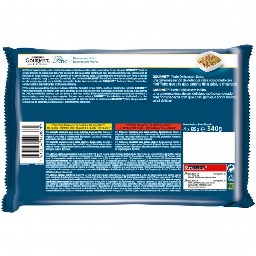 Purina Gourmet Perle Delicias 340 G