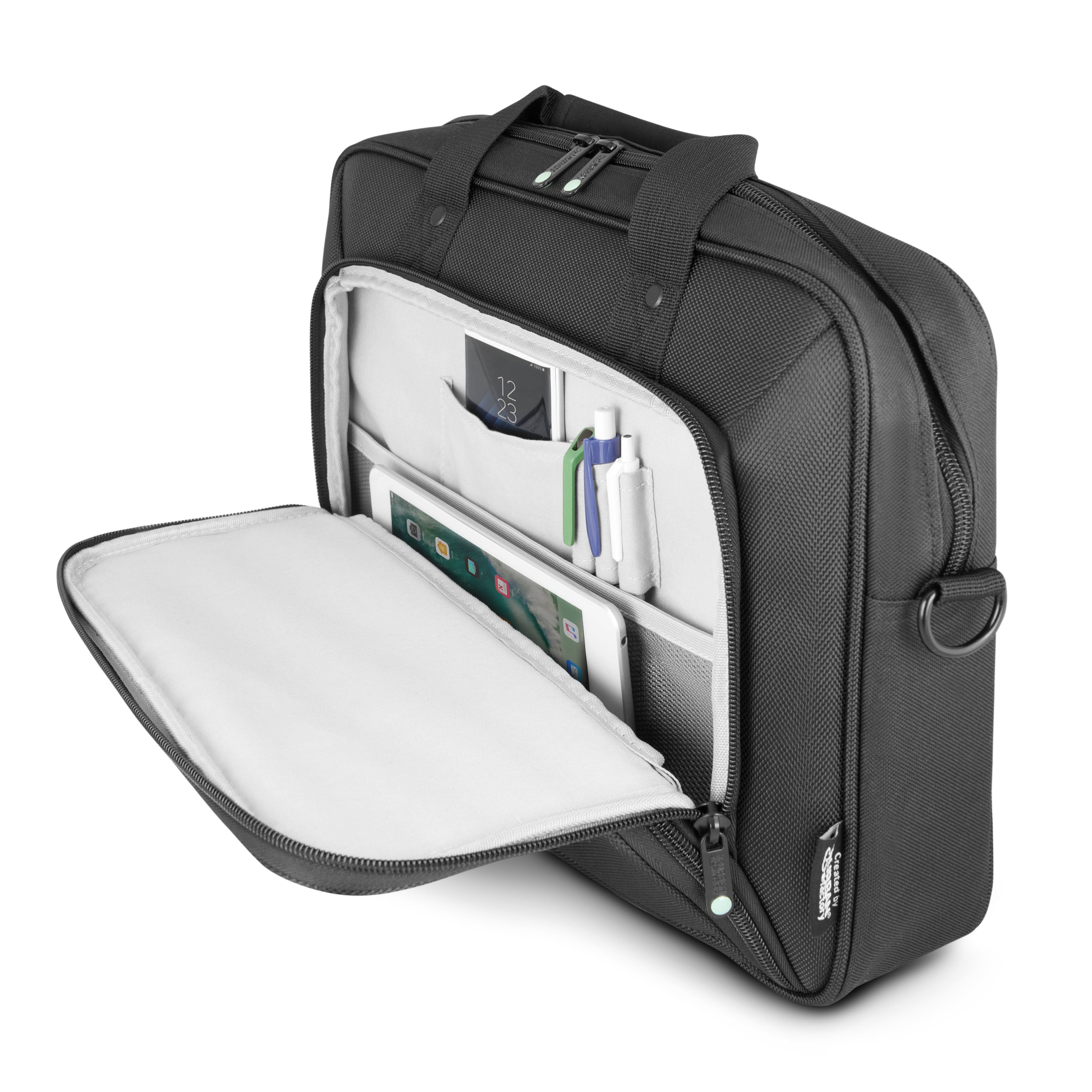 Urban Factory Maletín Negro De Carga Superior Para Portátil Hasta 15.6"