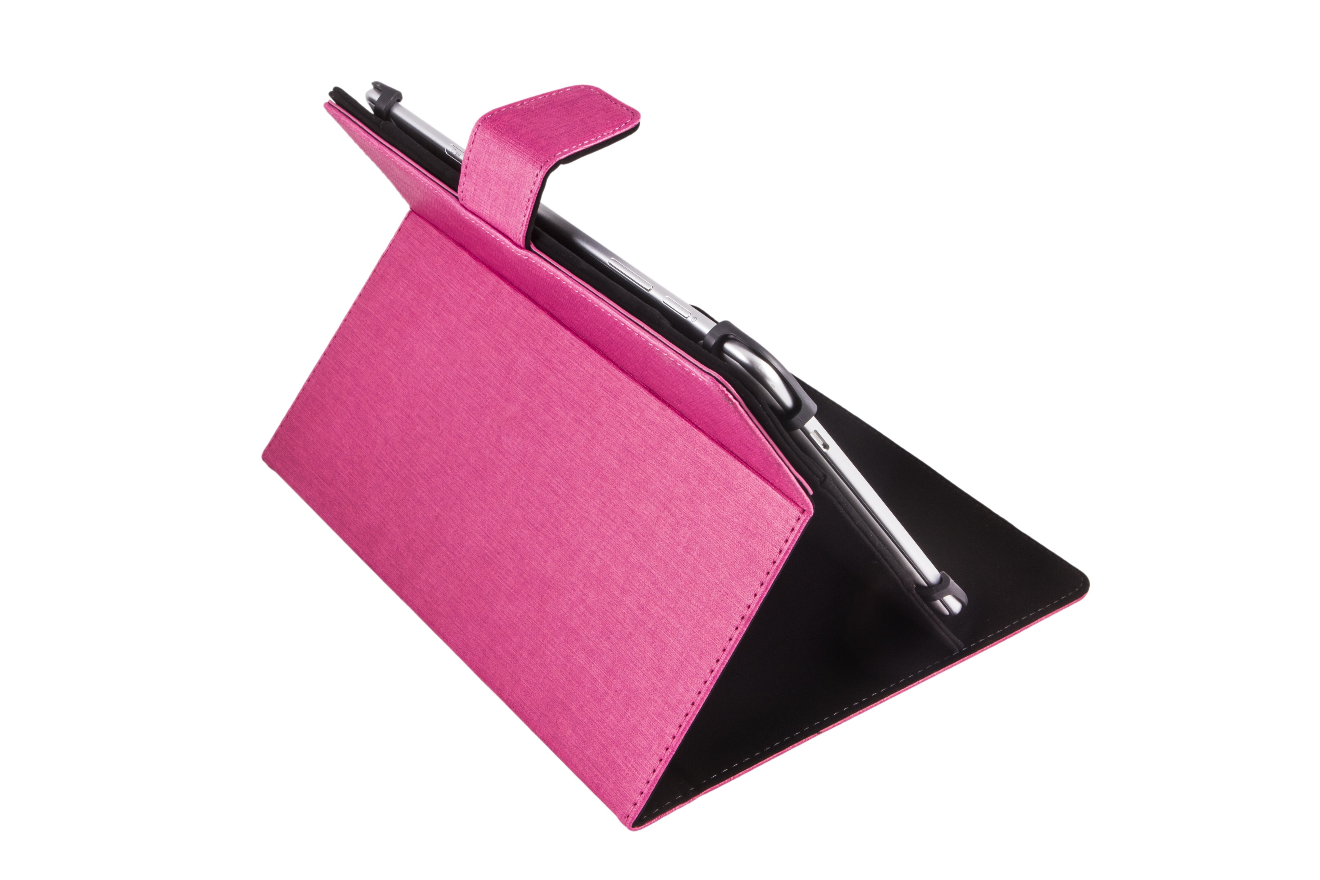 Funda Universal Rotatoria 360º Silver Ht Para Tablet 9-10.1"Rosa