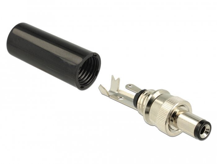 EAN 4043619899135 - DeLOCK 89913 conector DC Negro, Níquel imagen 3