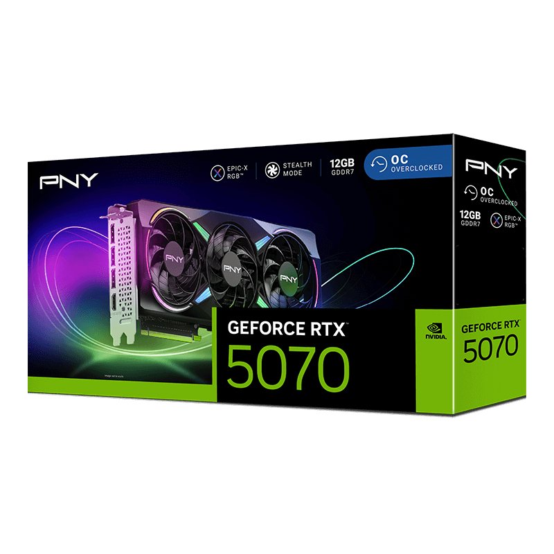 Tarjeta Grafica Pny 5070 12gb Argb