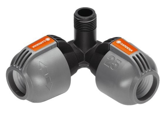 Gardena 02782-20 Codo Para Sistema De Rociadores 2x 25mm> 1/2 ", Conexión1 Pieza(S)