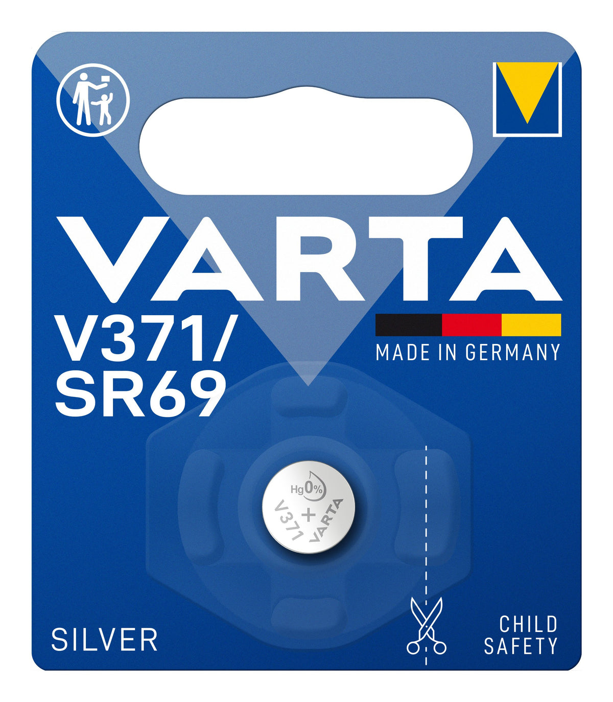 EAN 4008496317097 - Varta 1x 1.55V V 371 Silver Batería de un solo uso SR69 Óxido de plata imagen 2