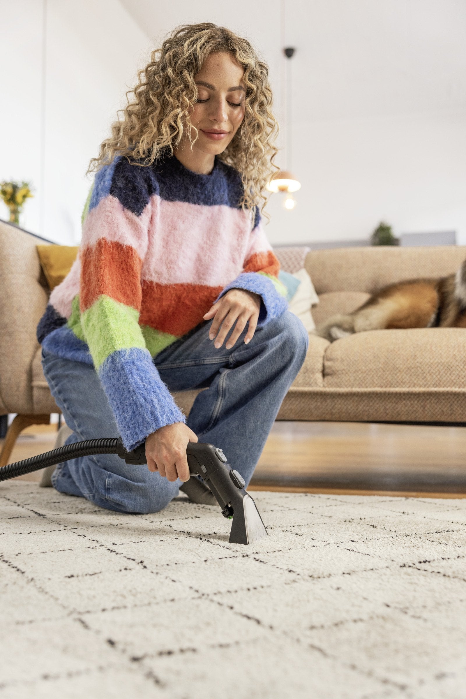 Aspiradora  Kärcher Se 3 Compact Home Floor, Blanco/Rojo Neón 1.081-533.0