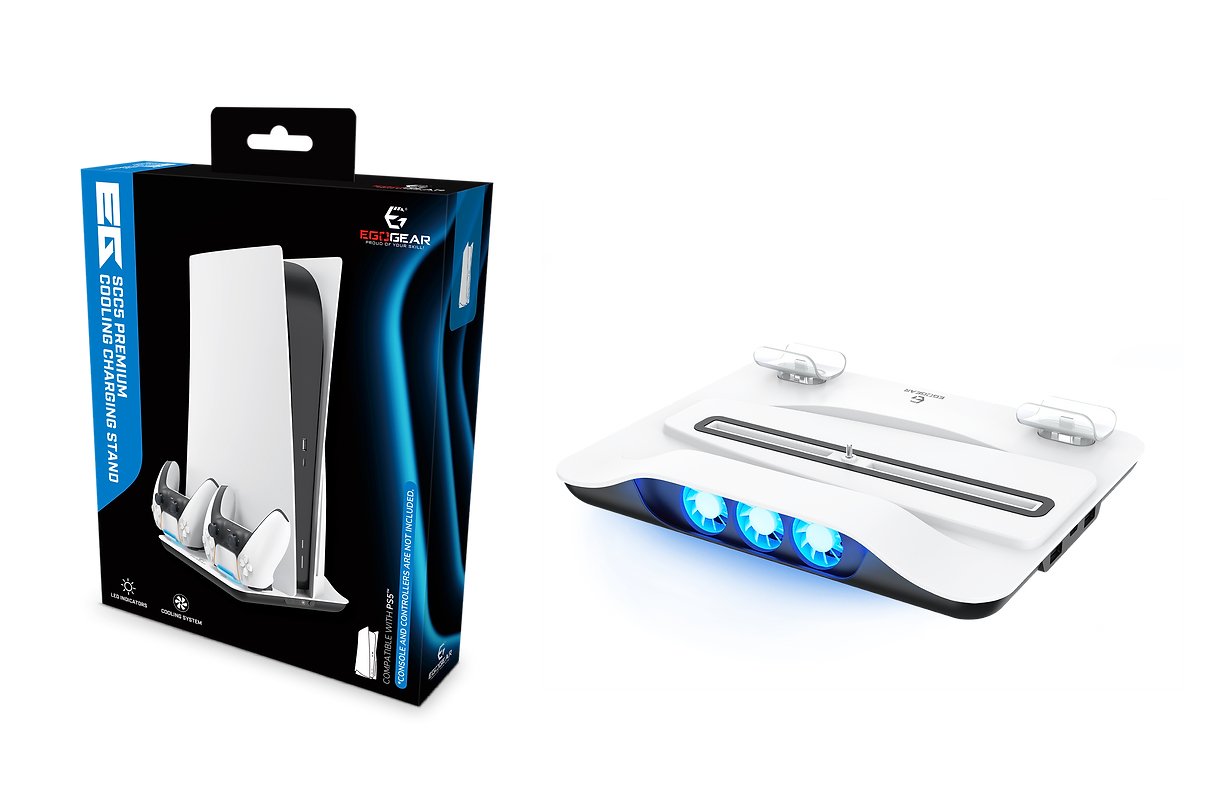 Egogear Scc5-P5-Wh Accesorio Y Piza De Videoconsola Sistema De Carga
