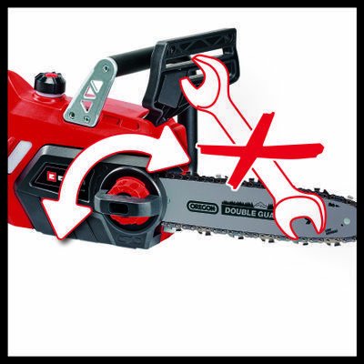 Motosierra A Batería Einhell Ge-Lc 18 Li Kit, 18volt, Motosierra Eléctrica (Rojo/Negro, Batería De Iones De Litio De 3,0 Ah) 4501760