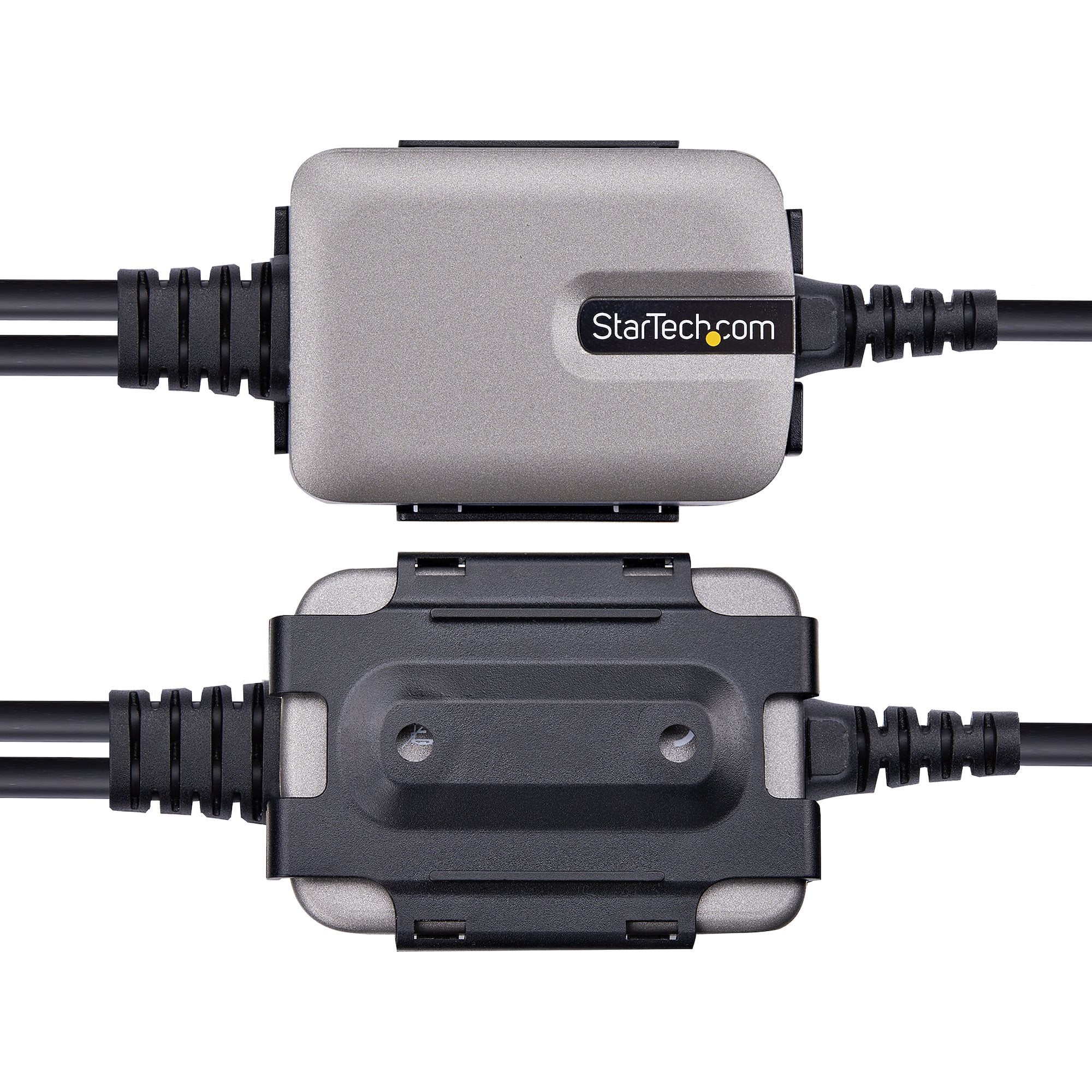 Startech.Com 2p6ffc-Usb-Serial Cambiador De Género Para Cable Usb-A 2 X Db-9 Rs-232 Negro, Gris