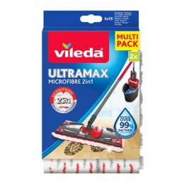 EAN 4023103227347 - Vileda 167720 accesorio para trapeador Bayeta para mopa Rojo, Blanco imagen 1