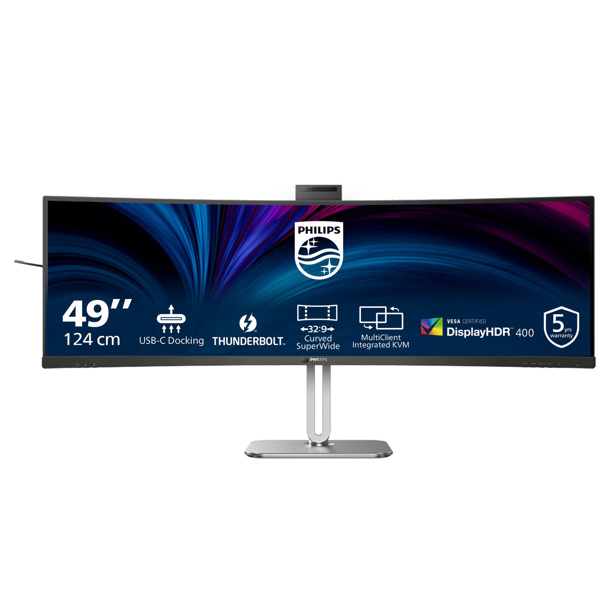 EAN 8712581804763 - Philips 49B2U6903CH/00 pantalla para PC 124 cm (48.8") 5120 x 1440 Pixeles Dual QHD LCD Gris imagen 3