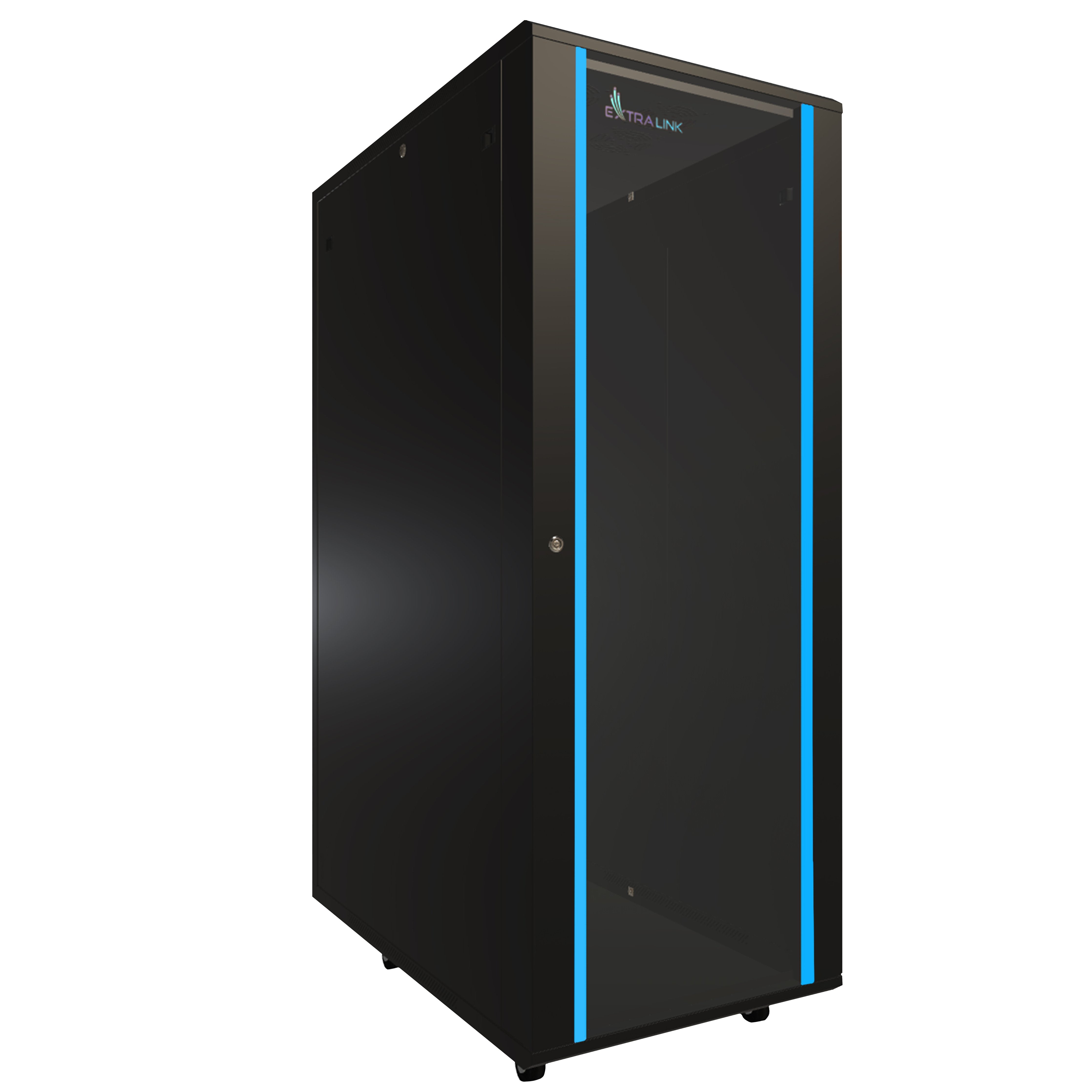 Extralink 37u Armario 600x1000 Standing Rackmount Cabinet Black