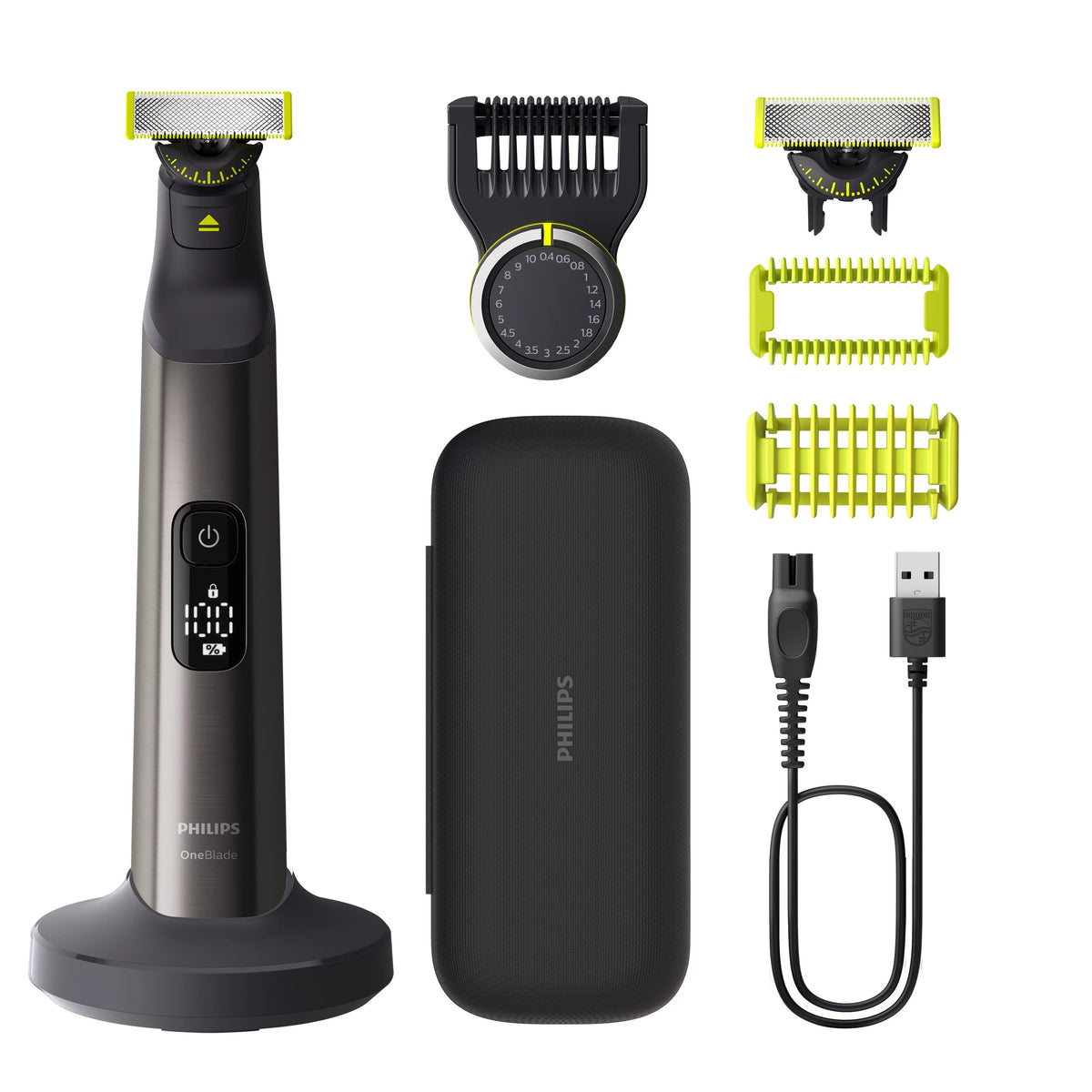 EAN 8720689027359 - Philips QP6652/30 depiladora para la barba Batería 20 1 cm Mojado y seco Cromo imagen 2