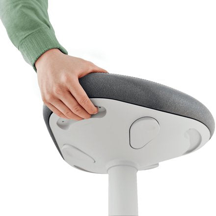 Leitz Ergo Active Sitzhocker Con Komfortsitz Gris