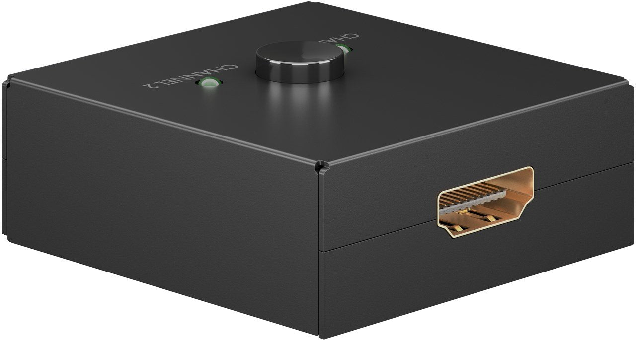 Goobay Switch Hdmi Manual 2 A 1 (4k @ 30hz), Hdmi Negro 58485