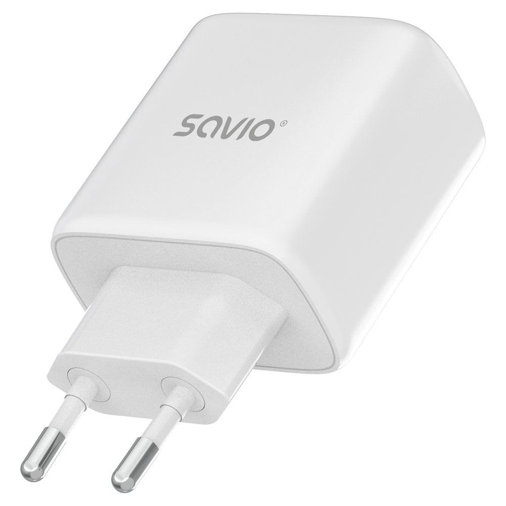 Cargador De Red Savio La-14 20w Con Power Delivery 3.0