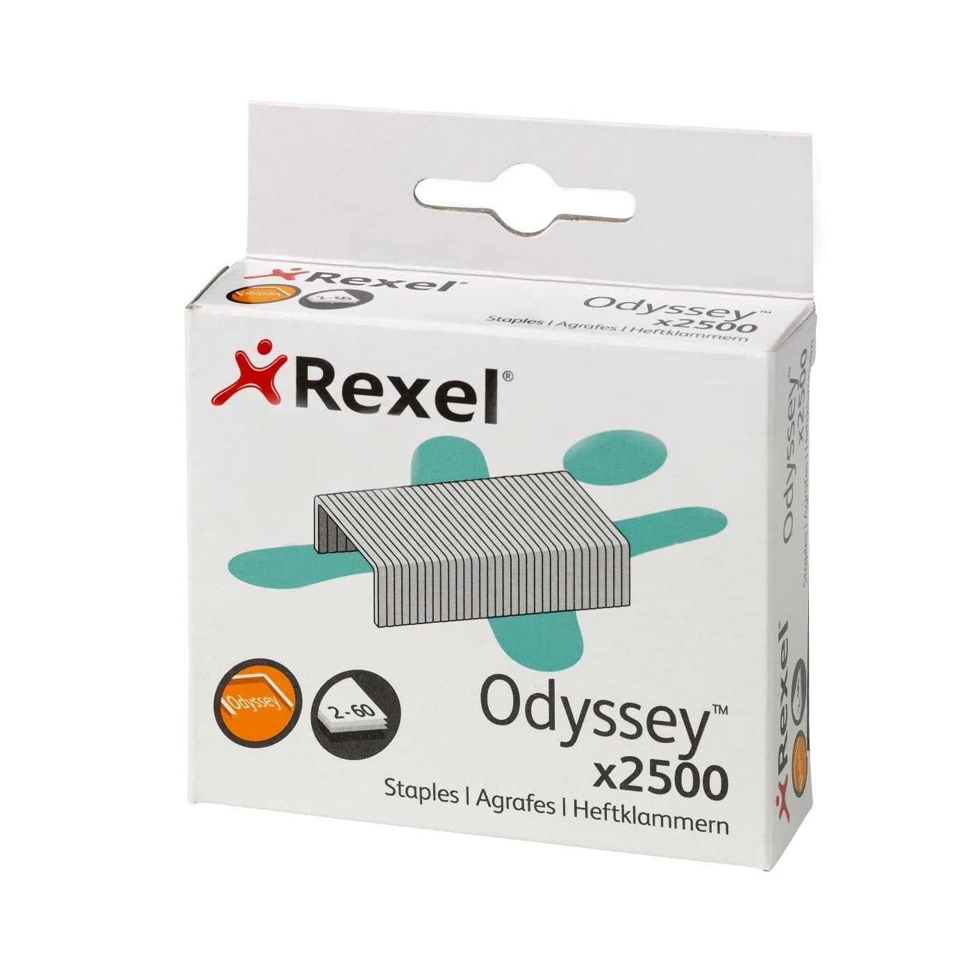 EAN 5028252048569 - Rexel Odyssey Paquete de grapas 2500 grapas imagen 1