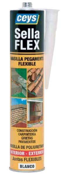 EAN 8411519211016 - CEYS 505801 calafate y sellador 300 ml Blanco imagen 1