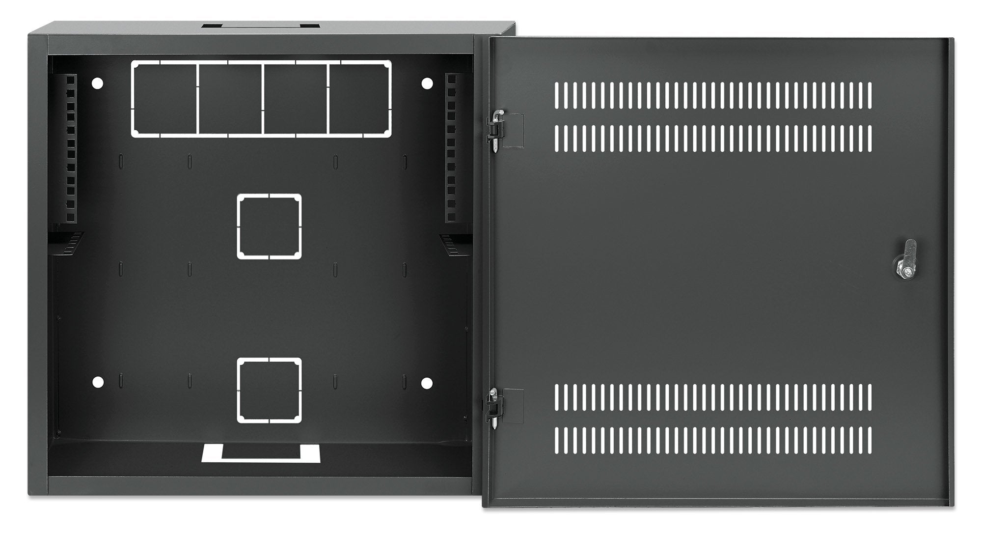 EAN 0766623713689 - Intellinet 713689 armario rack 2U/4U Bastidor de pared Negro imagen 5