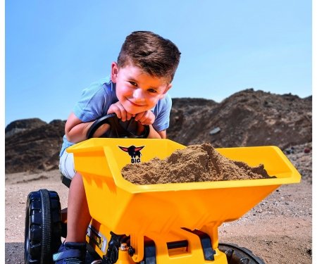 Dumper Big Jim, Vehículo Para Niños Amarillo / Negro