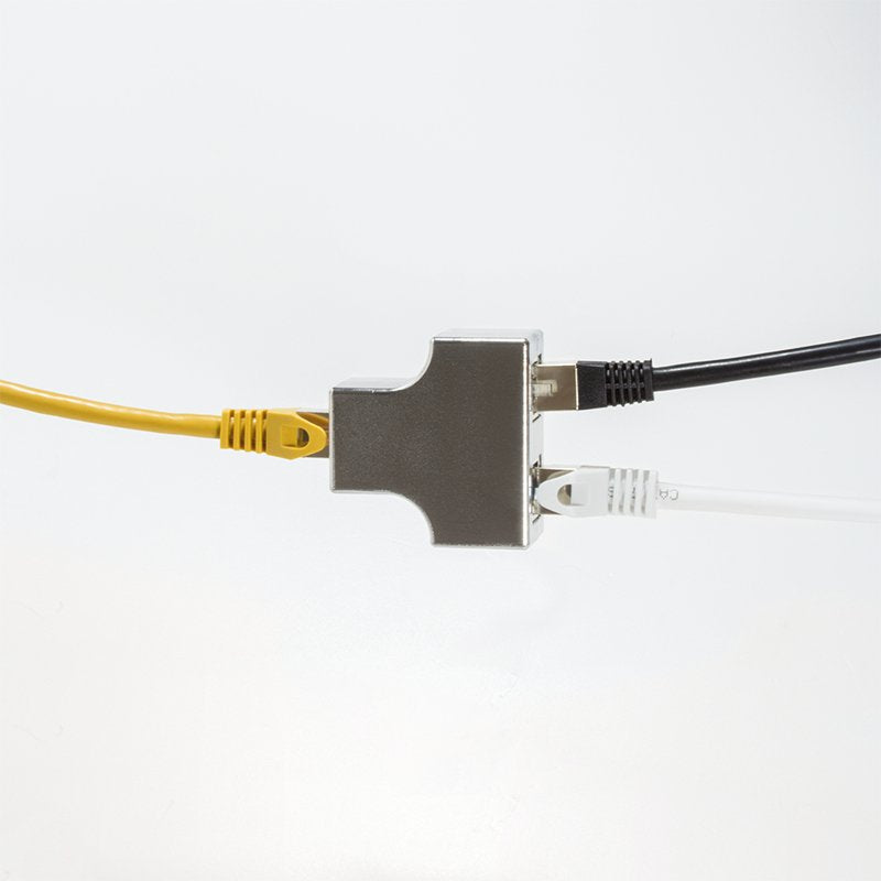 Logilink Mp0037 Adaptador De Cable Rj-45 2 X Rj-45 Plata
