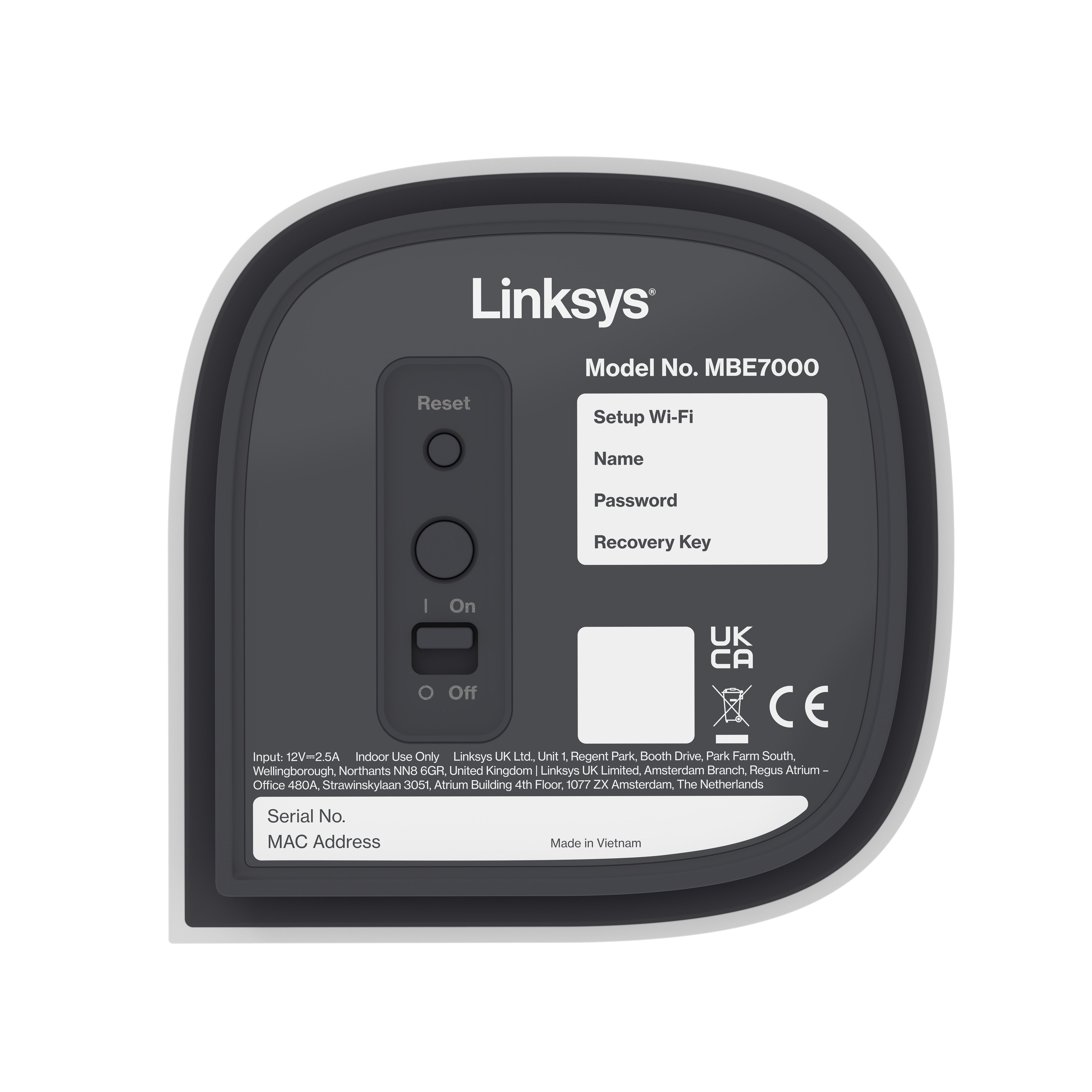 System Mesh Linksys Mbe7003-Ke Tri-Band Mesh Wifi 7, 3-Pack