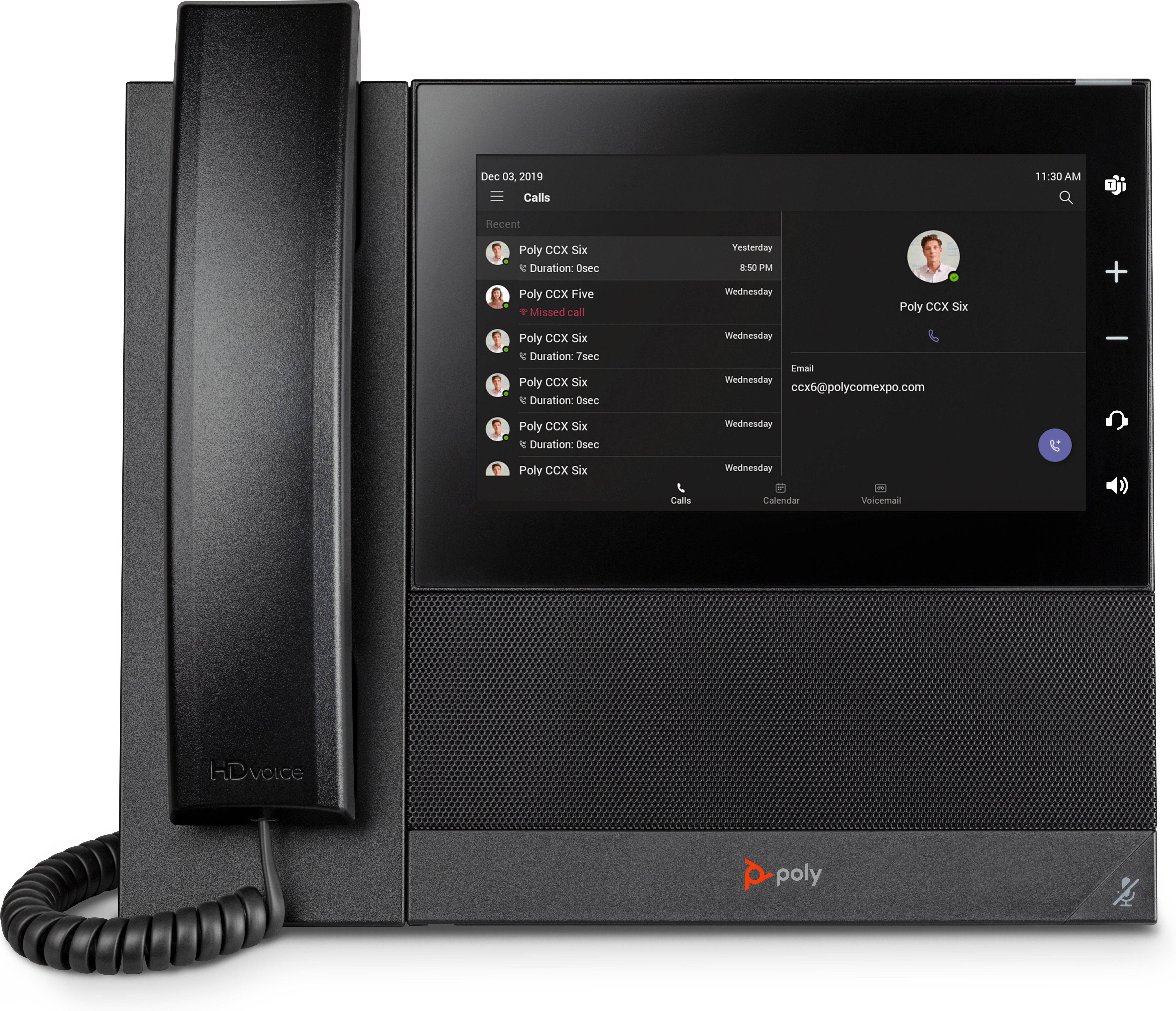 Teléfono Poly Ccx 600  Ip Negro Lcd Wifi