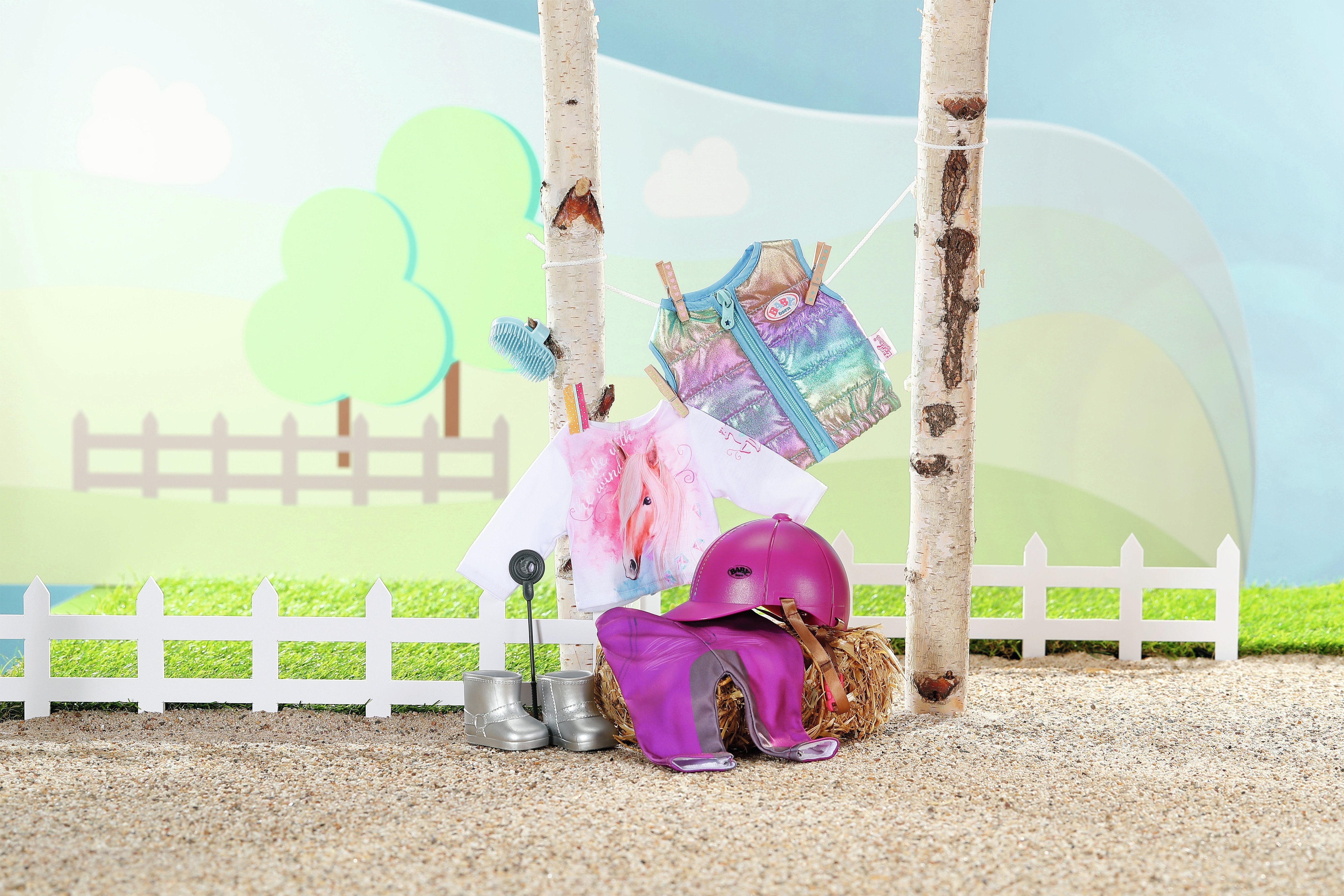 Zapf Creation Baby Born® Conjunto De Jinete Deluxe 43cm 836194