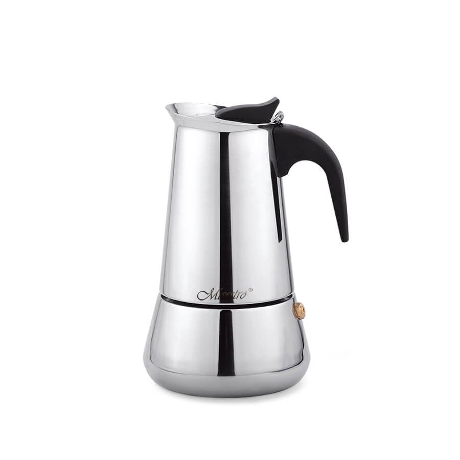 EAN 4820096551684 - Maestro MR-1660 Cafetera italiana 0,3 L Negro, Acero inoxidable imagen 1