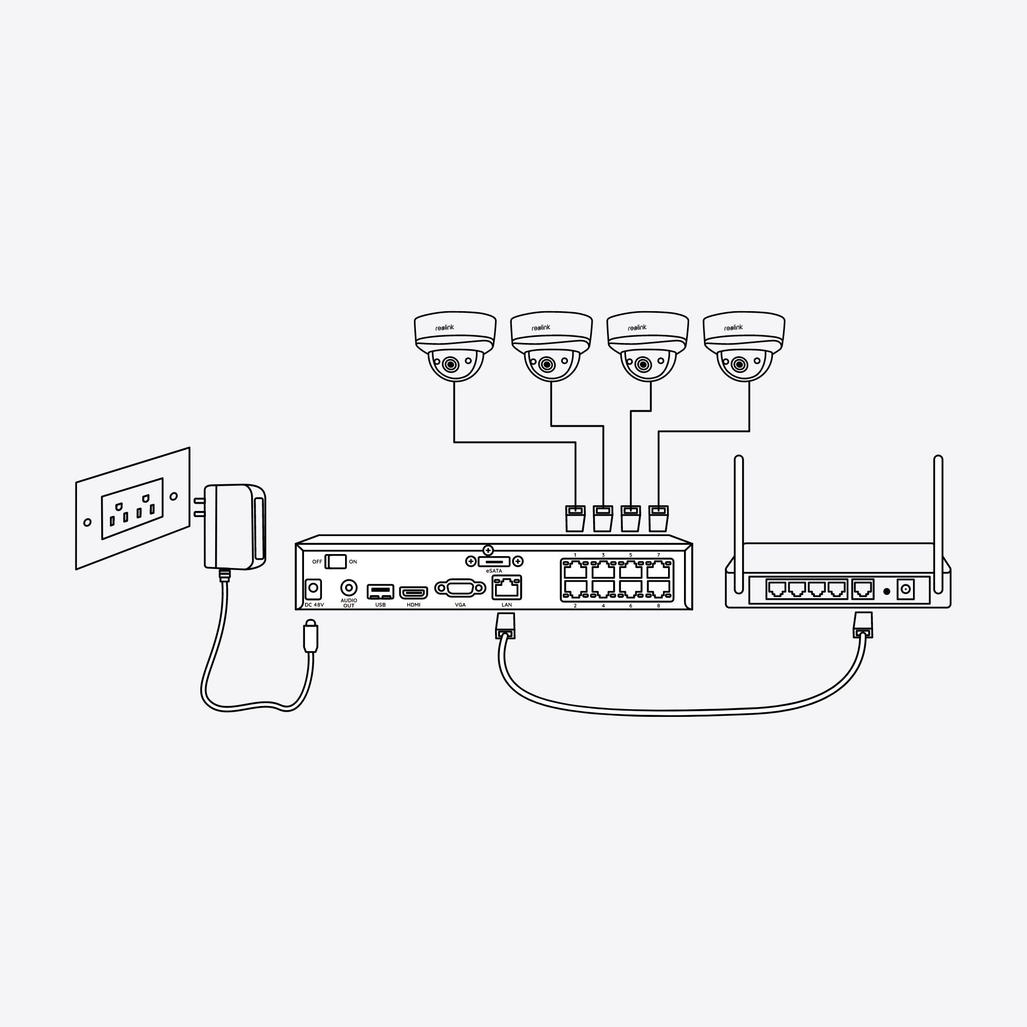 Reolink Nvs8-8mb4 Poe System