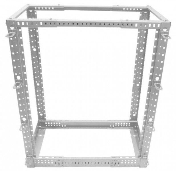 Allnet 19\"Grundgemell, 22he, B515/T575-1010mm, Lichtgris, Sw4pom-Serie,