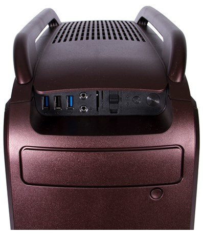 Caja Pc Black Lion It1523 Midi Tower Negro, Burdeos