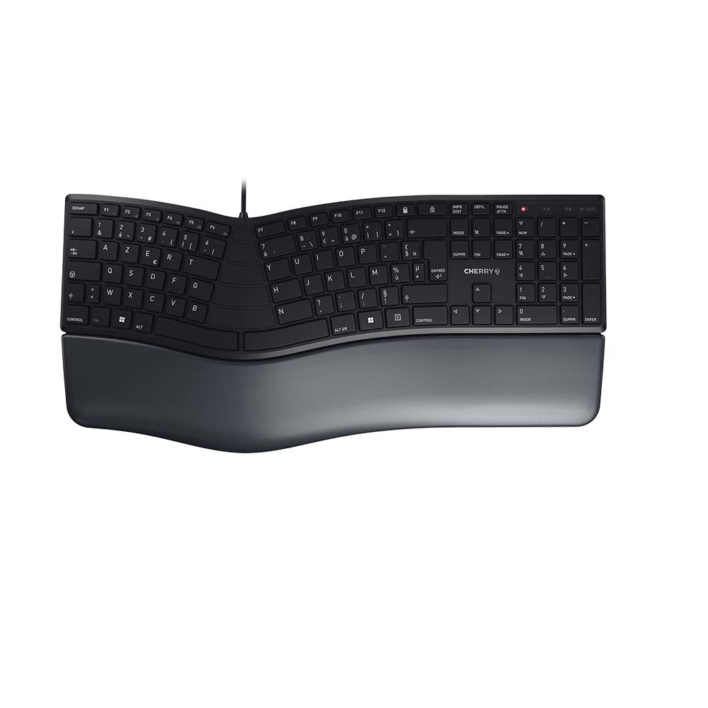 EAN 4025112093944 - CHERRY KC 4500 ERGO teclado Universal USB AZERTY Francés Negro imagen 1