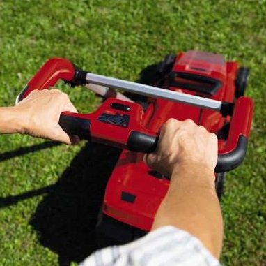 Cortacésped Inalámbrico Einhell Professional Rasarro 36/38, 36volt (2x18v) (Rojo/Negro, 2x Batería De Iones De Litio De 4,0 Ah) 3413180