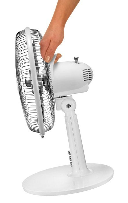 Ventilador De Sobremesa Unold 86810 Silverline Blanco/Gris