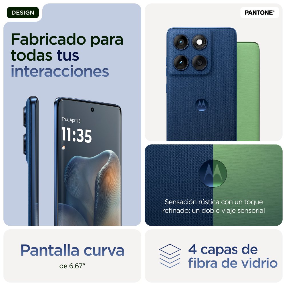 Smartphone  Moto Edge 60 Gibraltar Sea 8+512gb