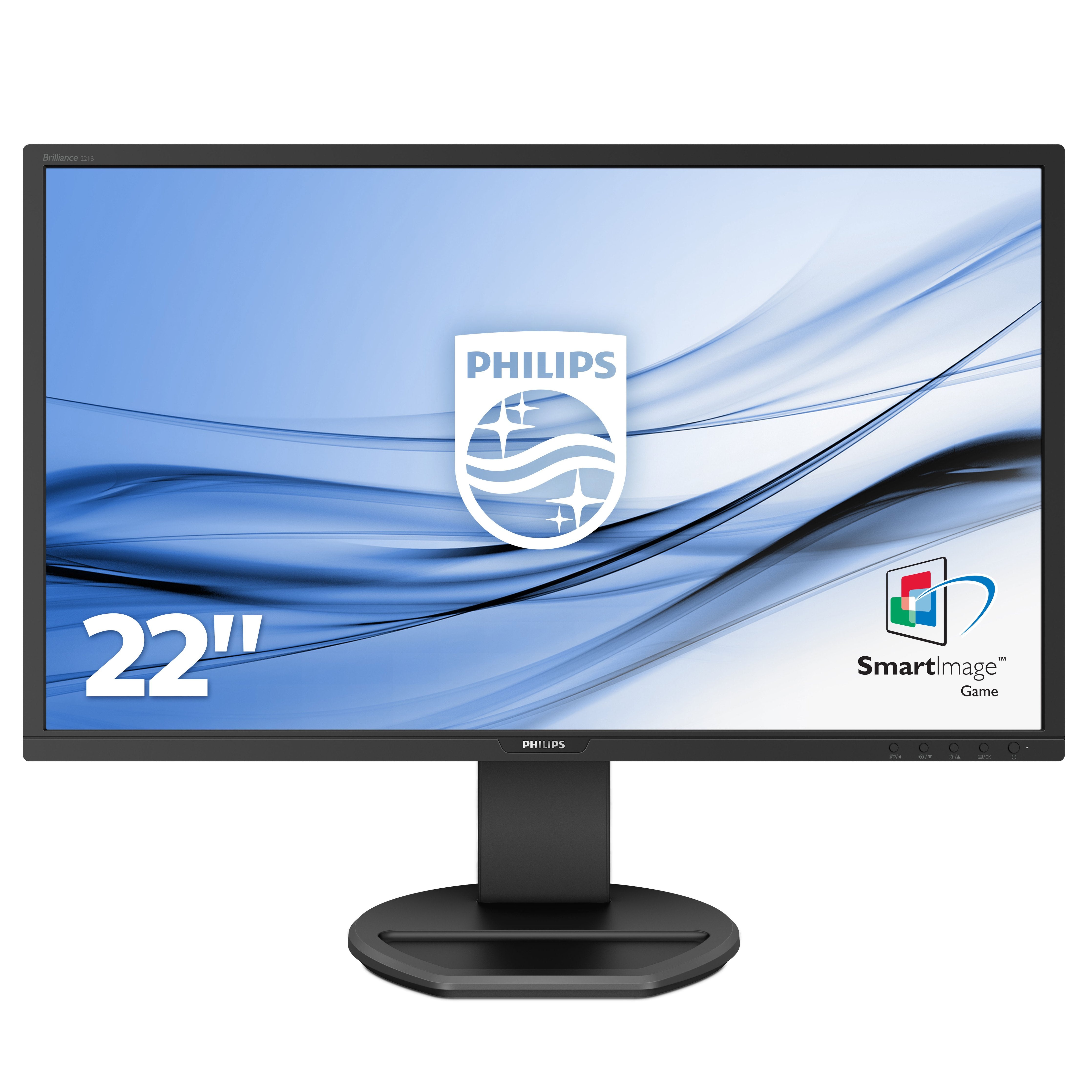 Monitor Philips 22 Hdmi Vga 221b8ljeb Fhd Altavoces Usb Hub Pivotante Regulable En Altura Vesa 100x100 Color Negro 3años Garantia