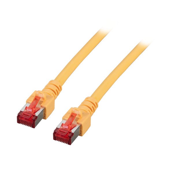 Cable De Red Efb Rj45  Cat.6 S Ftp Lszh Gelb 40m