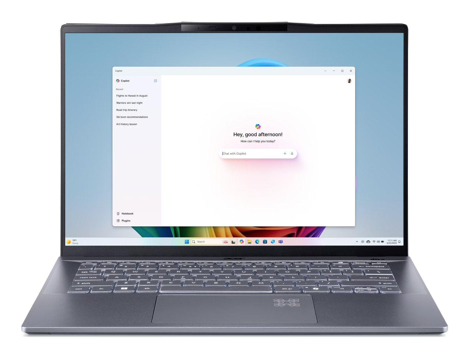 Portatil  Laptop Acer Swift 14.5inch Qualcomm Adreno 16gb Ram Snapdragon X Plus 1tb Ssd Qwerty - Windows 11 Home - Grey