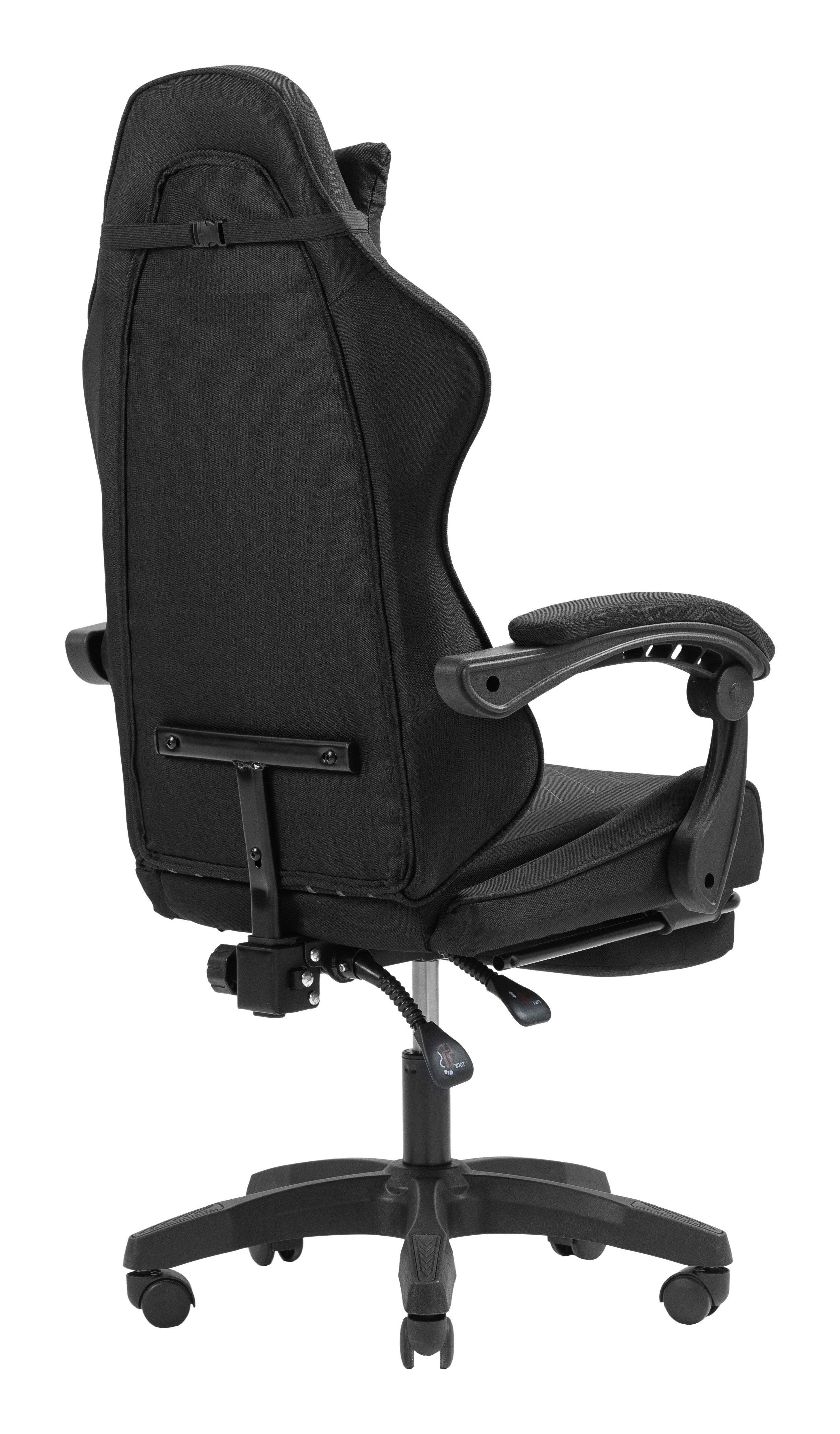 Silla Gaming  Mgc-X Pro Reposapies Negro Mars Gaming 120kg Max/ Resposabrazos Ajustable/ Inclinacion 90-135º/ 5 Ruedas